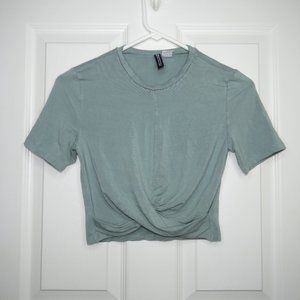 H&M Twisted Front Crop Top